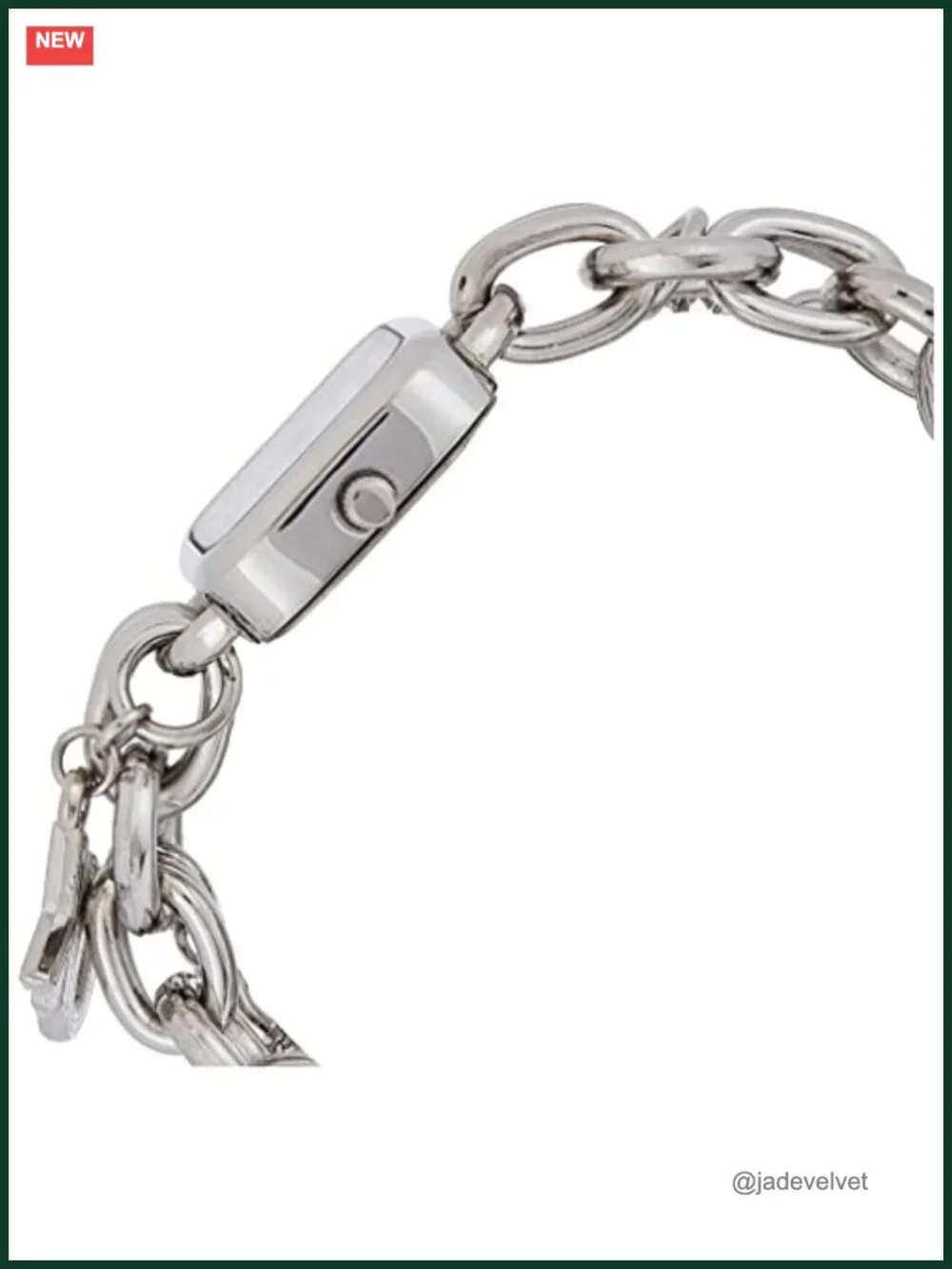 XOXO Women's Charm Bracelet Watch with XO and Heart Charms, Quartz Analog